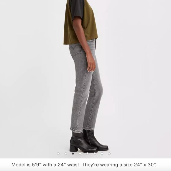 Levi's 501 Original Cropped Jeans - Picture 6 of 7